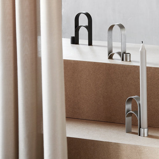 Kristina Dam Studio Arch Candleholder Vol. 3, Black - Floor Model - Grade B